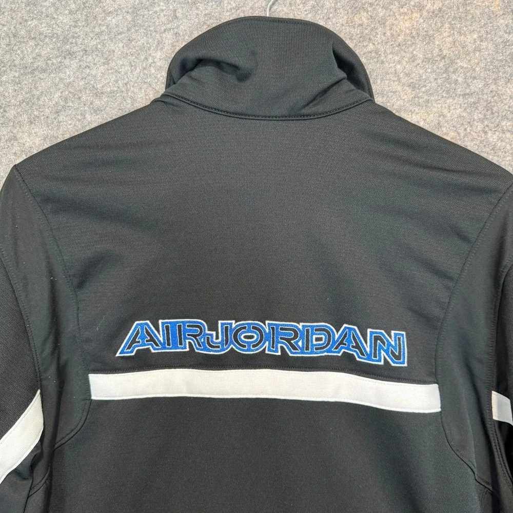 Vintage Air Jordan Track Jacket Mens Large‎ 3D Emblem Embroidered Sweatshirt Y2k